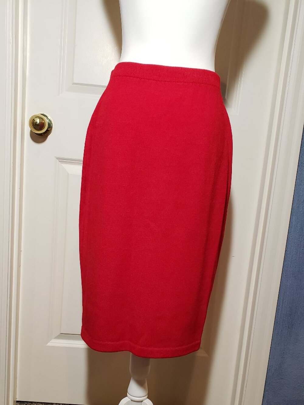 St. John Red skirt size 14